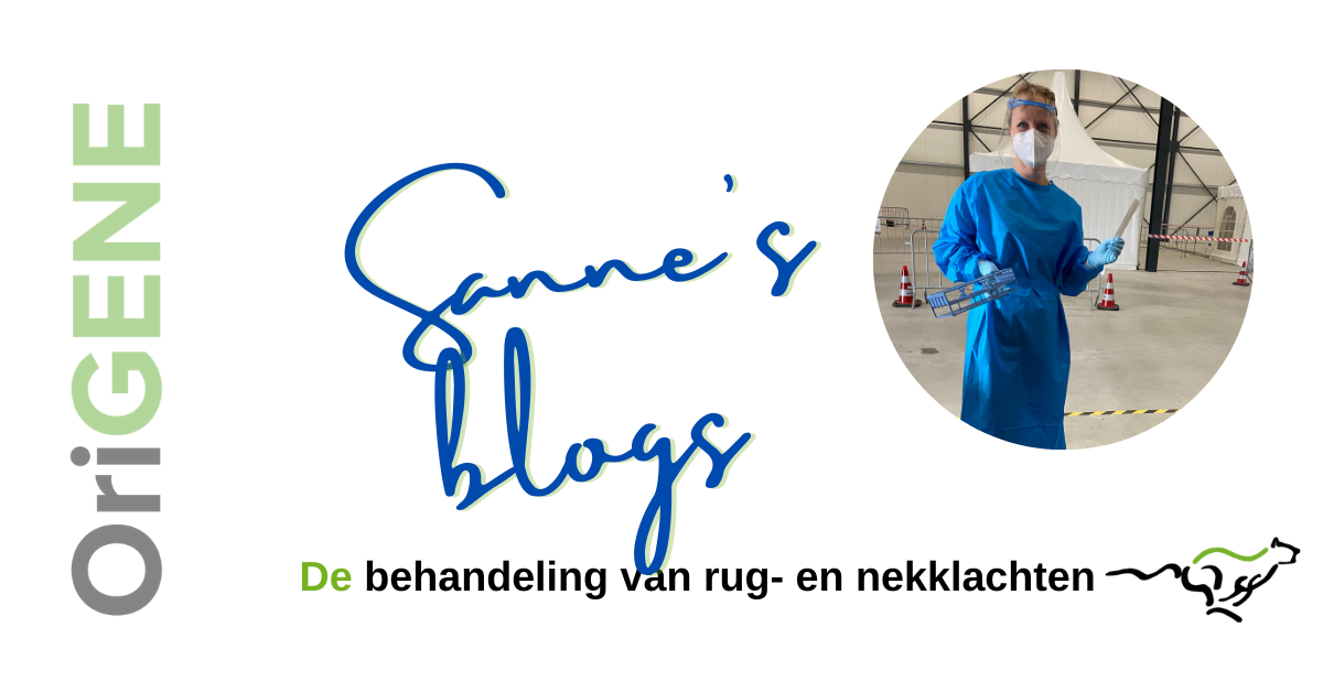 Rugklachten: blogs van Sanne